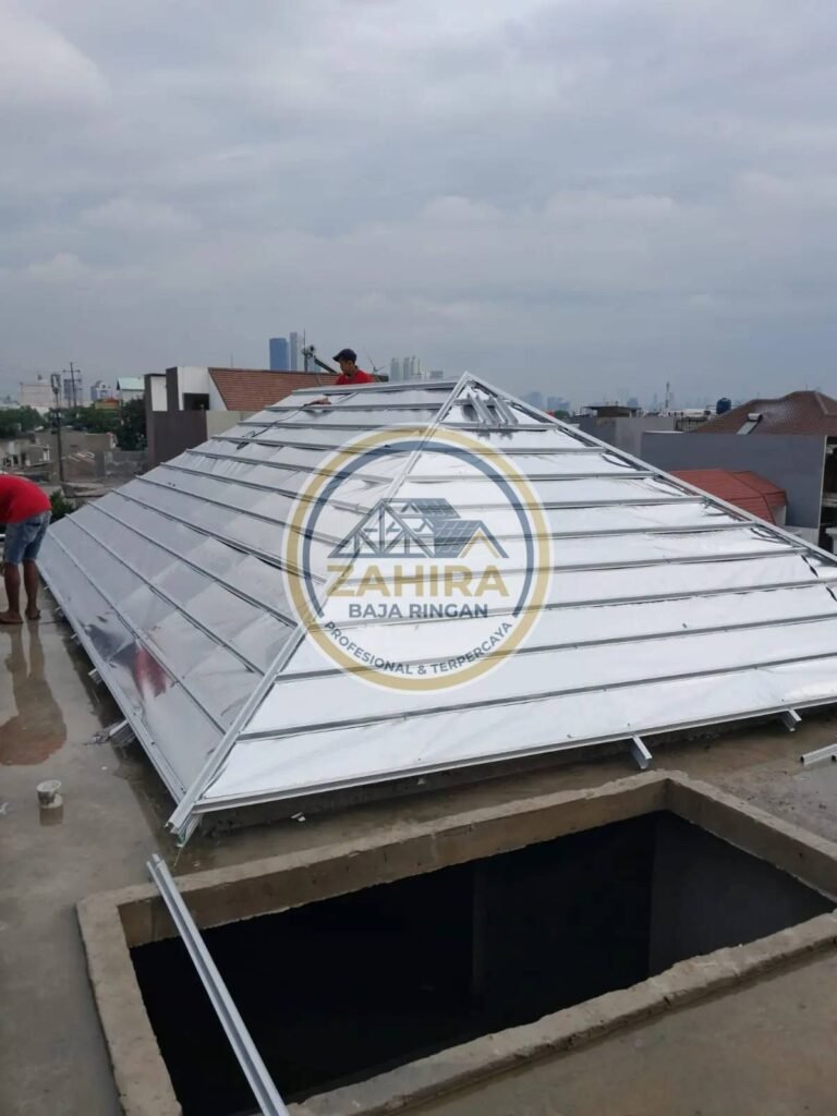 jasa tukang pasang atap baja ringan dan renovasi atap rumah - zahira baja ringan 014