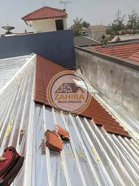jasa tukang pasang atap baja ringan dan renovasi atap rumah - zahira baja ringan 024